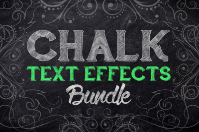 Chalk Text Effect Bundle