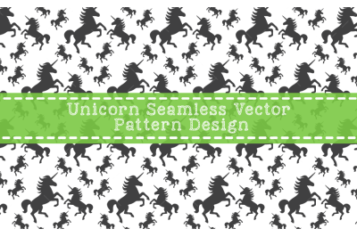 Unicorn Seamless Vector Pattern Design