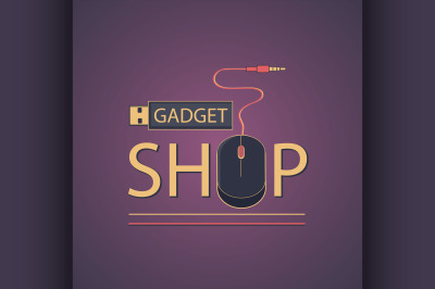 Electronic gadget label for design