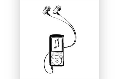 music player doodle