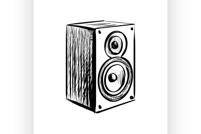 Doodle speaker icon