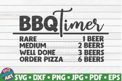 BBQ Timer SVG | Barbecue Design