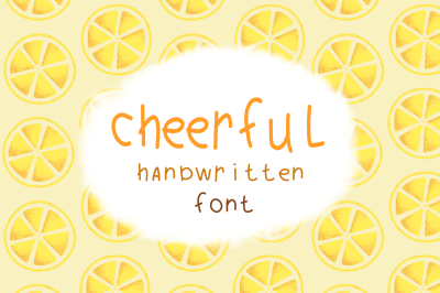 cheerful font