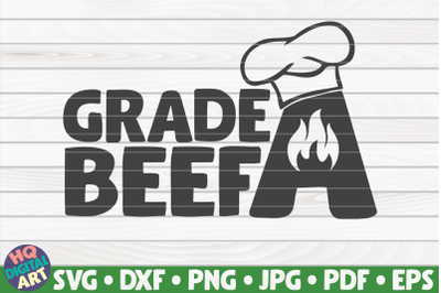 Grade A beef SVG | Barbecue Quote