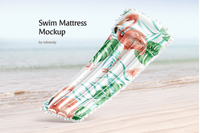 Swim Mattress Mockup