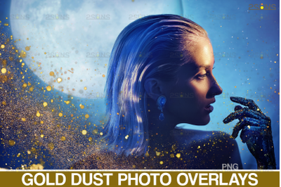 Gold Dust Overlay, Photoshop overlay: Fairy Bokeh Overlay