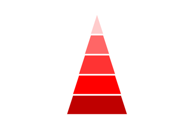 Triangular red indicator