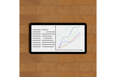 Curve line graphic