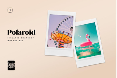 Polaroid Snapshot Picture Mock-up Templates