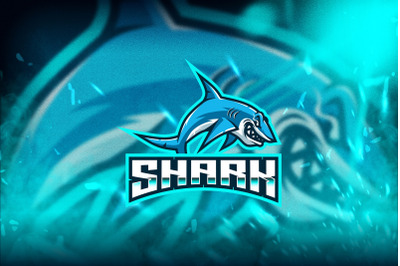 Shark Esport Logo Template