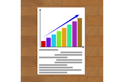 Growing statistics chart