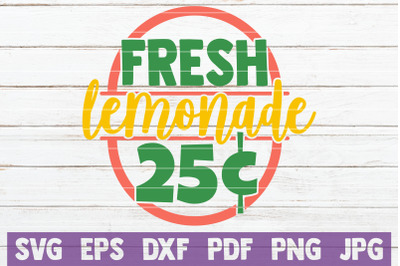 Fresh Lemonade 25 SVG Cut File