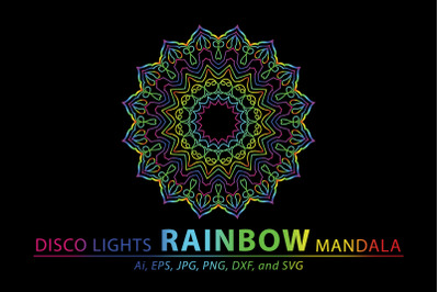 Mandala Disco Light Vector