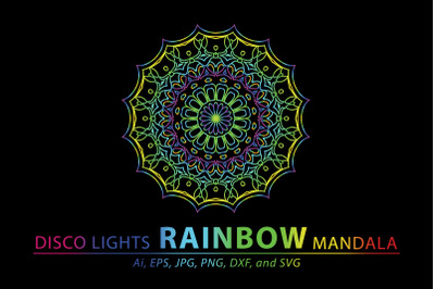 Mandala Disco Light Illustration