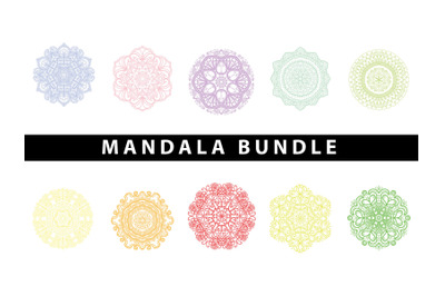 Mandala Bundle Pastel Color