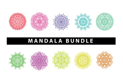 Mandala bundle Colorful Vector