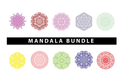 Mandala Bundle Rainbow Color