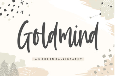 Goldmind Modern Calligraphy Font