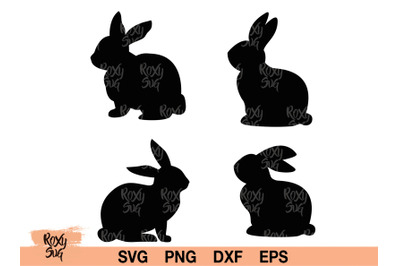 Easter svg, easter bunnies svg, Bunnies silhouette, Easter clipart