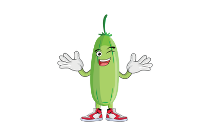 Bilimbi Shrugging Wink Smile Fruit Cartoon Character