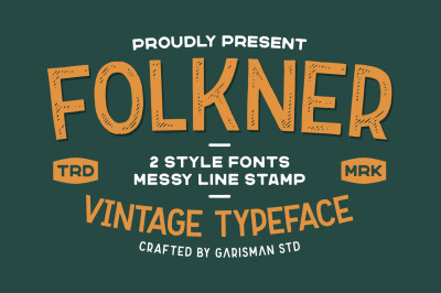 Folkner - Vintage Typeface