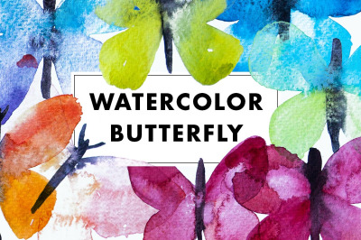 Watercolor Butterfly Illustrations