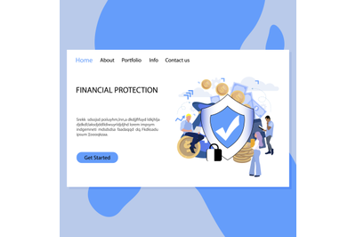 Financial protection bureau landing page