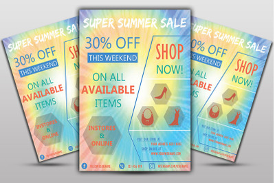 Summer Sale Flyer