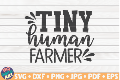 Tiny human farmer SVG | Teacher Quote