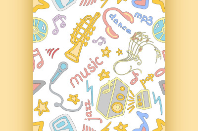 Doodle pattern music