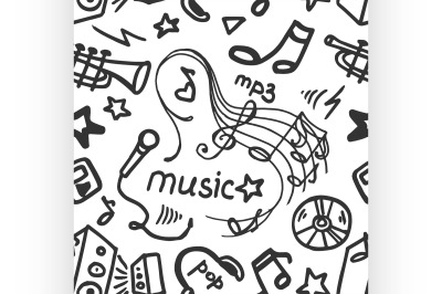 Doodle pattern music