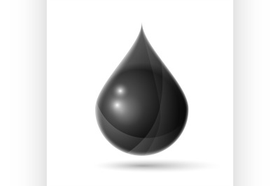 Black oil drop