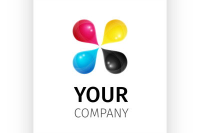 template CMYK logo