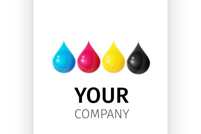 template CMYK logo