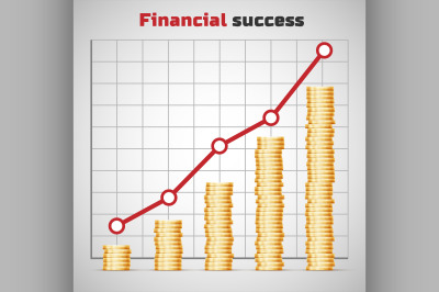 Financial success concept