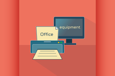 Office equipment logo