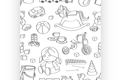 Doodle pattern toys