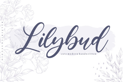 Lilybud Cute Modern Handwritten Font