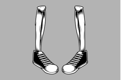 foot wear shoes,hand drawing vector