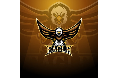 Eagle esport mascot logo