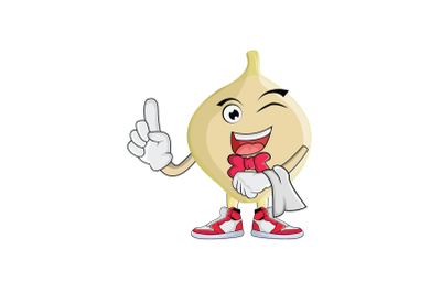 Jicama Bartender Fruit Cartoon Character