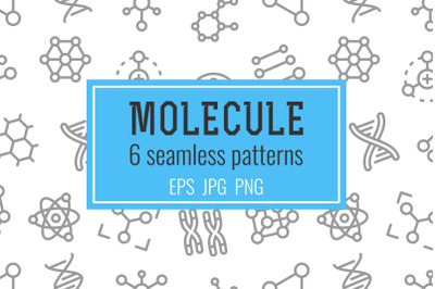 6 molecule seamless patterns