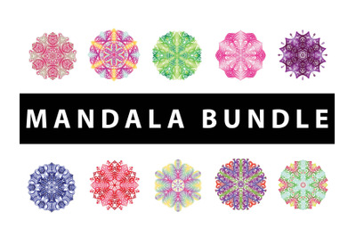 Mandala Pack Colorful Vector