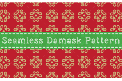 Seamless Damask Pattern Design