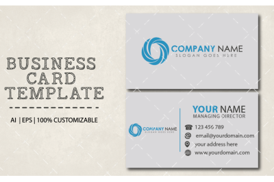 Simple Business Card Design Template