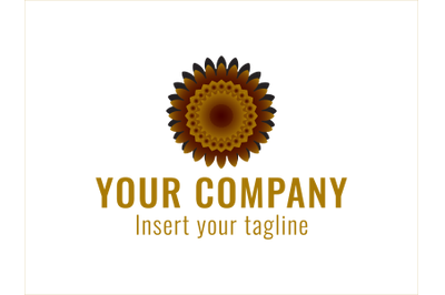 Logo Gold Motive Sunflower