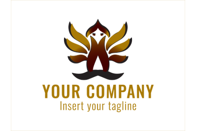 Logo Gold Motive Owl