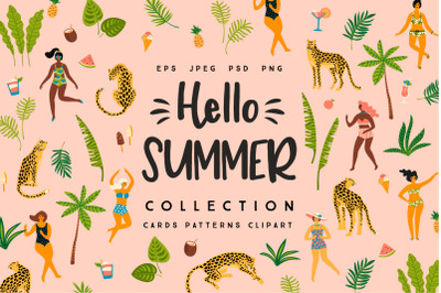 Hello Summer&21; Vector collection
