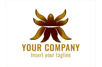 Logo Gold Motive Leaf