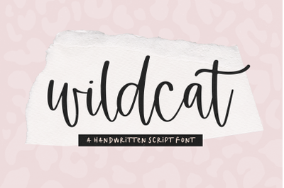 Wildcat - A Handwritten Script Font
